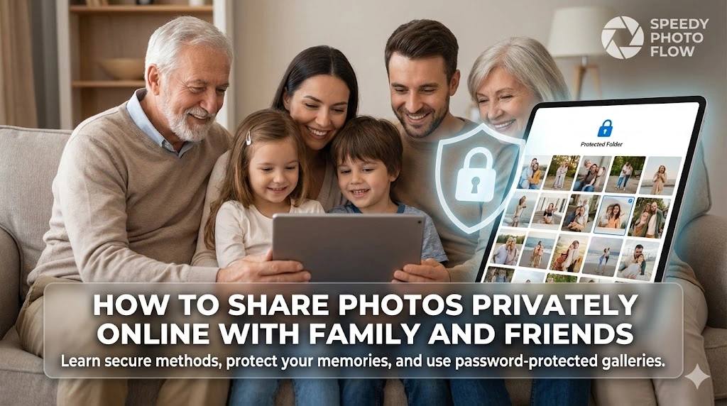 How to Share Photos Privately Online with Family and Friends